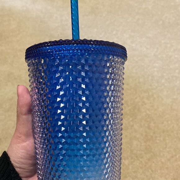 Blue Bling Korean Starbucks Studded Venti Cup - Picture 7 of 10